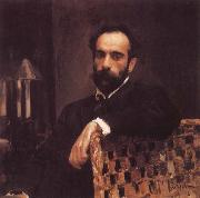 Valentin Serov Portrait of the Artist Isaac Levitan France oil painting artist